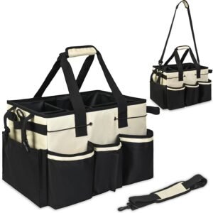 professional-large-wearable-cleaning-caddy-bag-with-multi-compartments-shoulder-strap