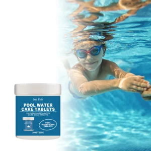 Pool Water Care Tablets – 200g Chlorine-Based Swimming Pool Cleaning Tablets